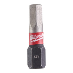 BIT 1/4" UDAROWY SHOCKWAVE IMBUS 5x25mm (2 szt.), MILWAUKEE