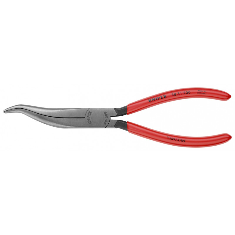 SZCZYPCE DLA MECHANIKÓW LEKKO WYGIĘTE 200mm, KNIPEX - 1