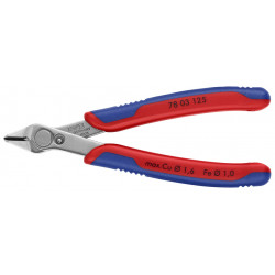 SZCZYPCE TNĄCE BOCZNE ELECTRONIC SUPER KNIPS 125mm, KNIPEX