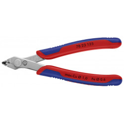 SZCZYPCE TNĄCE BOCZNE ELECTRONIC SUPER KNIPS WYGIĘTE 60st. 125mm, KNIPEX