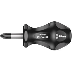 WKRĘTAK KRZYŻAKOWY KRÓTKI STUBBY PH2x25mm, WERA