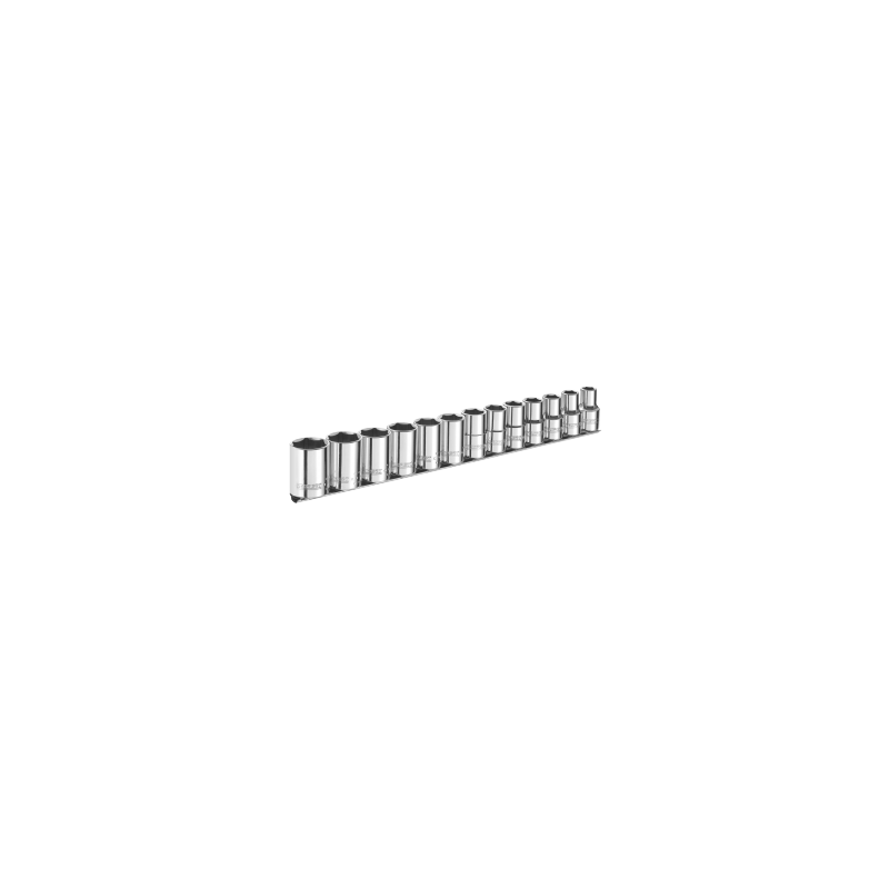 ZESTAW KLUCZY NASADOWYCH 3/8" CALOWYCH NA LISTWIE 1/4-1" (13 szt.), EXPERT - 1