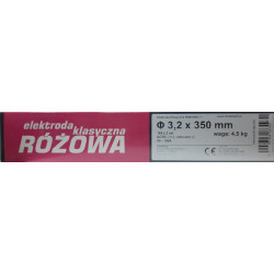 ELEKTRODA SPAWALNICZA RUTWELD 10 3.2x350mm (ODPOWIEDNIK KLASYCZNEJ RÓŻOWEJ ER146) 4.5kg, METALWELD