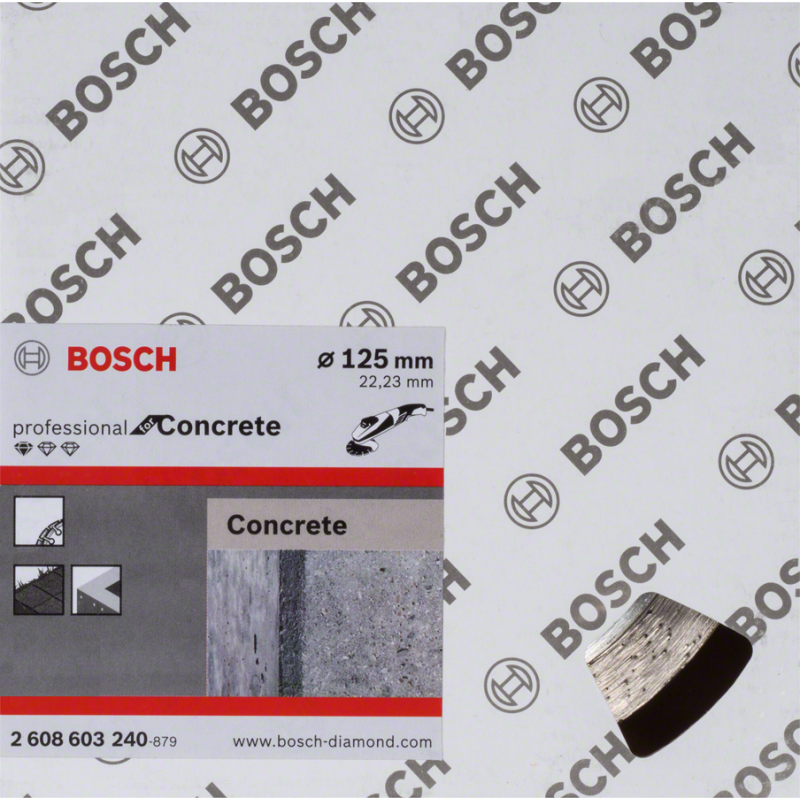 TARCZA DIAMENTOWA STANDARD* FOR CONCRETE 125x1.6x22.23mm, BOSCH - 2