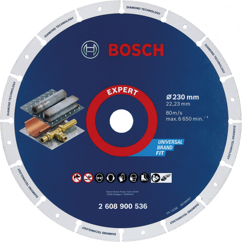 TARCZA DIAMENTOWA DO METALU 230x22.23mm, BOSCH - 1