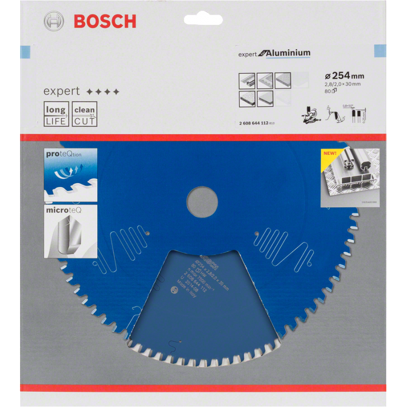 TARCZA PILARSKA EXPERT**** FOR ALUMINIUM 80 ZĘBÓW 254x2.8x30mm, BOSCH - 2