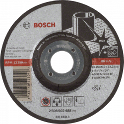 TARCZA DO SZLIFOWANIA EXPERT**** FOR INOX AS 30 S BF 125x6x22.23mm, BOSCH