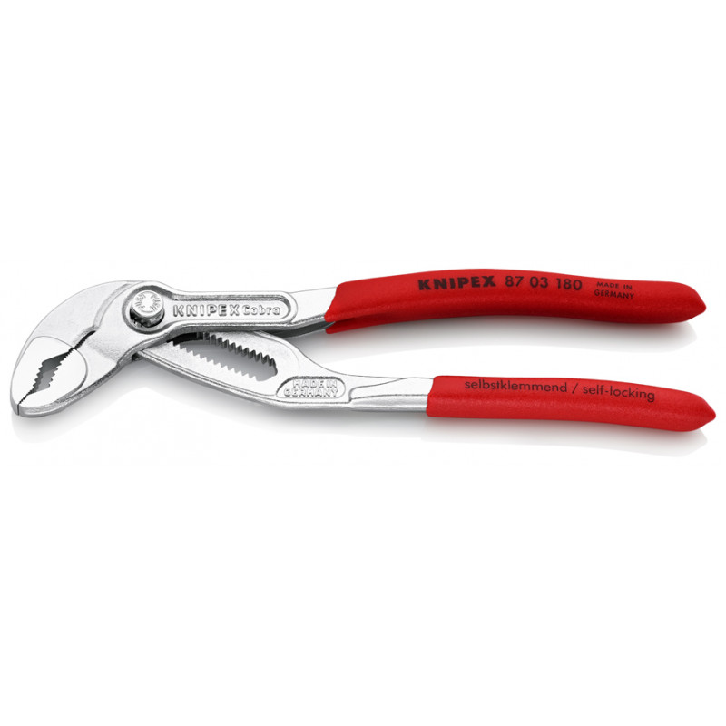 SZCZYPCE DO RUR COBRA CHROMOWANE 180mm, KNIPEX - 2