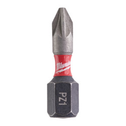 BIT 1/4" UDAROWY SHOCKWAVE PZ1x25mm (2szt.), MILWAUKEE